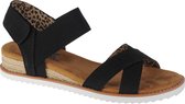 Skechers Desert Kiss- Secret Picnic 33386-BLK, Vrouwen, Zwart, Sandalen, maat: 35