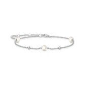 Thomas Sabo Dames-Armband 925 Zilver Parel One Size 88478576