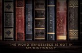 Walljar - Not In My Dictionary - Muurdecoratie - Poster met lijst