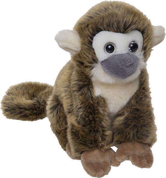 Pluche bruin berg aapje knuffel van 22 cm - Dieren speelgoed knuffels cadeau - Apen