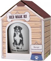 mok Dog Berner Sennenhond 300ml keramiek wit