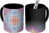 Magische Mok - Foto op Warmte Mokken - Koffiemok - Vloer - Mozaïek - Design - Magic Mok - Beker - 350 ML - Theemok