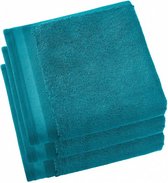 badhanddoek Contessa 50 x 100 cm bluelagoon 3 stuks