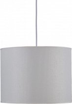 hanglamp E27 60W 30 x 22 cm textiel wit