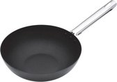 wokpan Heavy Duty 24 cm carbon zwart/zilver