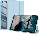 Dux Ducis - Tablet hoes geschikt voor Nokia T20 (2021) - 10.4 Inch - Toby Series - Auto Sleep/Wake functie - Tri-Fold Book Case - Blauw