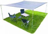 schaduwdoek Mesh 600 x 400 cm polyester grijs