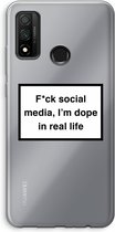 Case Company® - Huawei P Smart (2020) hoesje - I'm dope - Soft Cover Telefoonhoesje - Bescherming aan alle Kanten en Schermrand