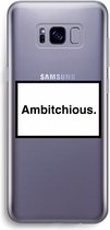 Case Company® - Samsung Galaxy S8 Plus hoesje - Ambitchious - Soft Cover Telefoonhoesje - Bescherming aan alle Kanten en Schermrand