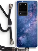 Case Company® - Samsung Galaxy S20 Ultra hoesje met Koord - Nebula - Telefoonhoesje met Zwart Koord - Bescherming aan alle Kanten en Over de Schermrand