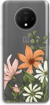 Case Company® - OnePlus 7T hoesje - Floral bouquet - Soft Cover Telefoonhoesje - Bescherming aan alle Kanten en Schermrand