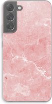 Case Company® - Samsung Galaxy S22 Plus hoesje - Roze marmer - Soft Cover Telefoonhoesje - Bescherming aan alle Kanten en Schermrand