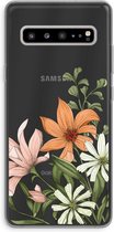 Case Company® - Samsung Galaxy S10 5G hoesje - Floral bouquet - Soft Cover Telefoonhoesje - Bescherming aan alle Kanten en Schermrand