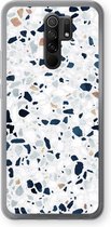 Case Company® - Xiaomi Redmi 9 hoesje - Terrazzo N°1 - Soft Cover Telefoonhoesje - Bescherming aan alle Kanten en Schermrand