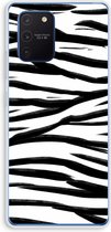 Case Company® - Samsung Galaxy Note 10 Lite hoesje - Zebra pattern - Soft Cover Telefoonhoesje - Bescherming aan alle Kanten en Schermrand