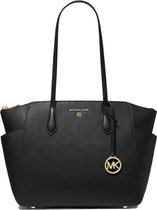 Michael Kors Marilyn Medium Saffiano Leather Tote Bag Black