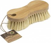 handborstel 16 x 6,5 x 5 cm bamboe bruin