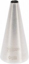 spuitmond 2 mm RVS zilver