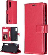 LuxeBass Hoesje geschikt voor Samsung Galaxy A50 / A50S / A30 / A30S hoesje book case rood - telefoonhoes - gsm hoes - telefoonhoesjes