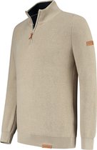 Travelin' Outdoor Jumper Kalix - Herentrui - Dun gebreid - Beige Zand - Maat XL