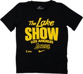 Nike NBA Los Angeles Lakers Mantra SS Tee EZ2B7BCJX-LAK, voor een jongen, Zwart, T-shirt, maat: XL