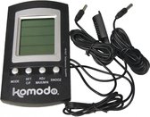 thermo/hygrometer digitaal zwart