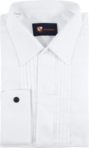 Suitable - Smoking Overhemd Wit - Maat 40 - Regular-fit