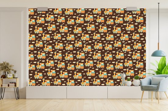 Papier peint - Motifs Papier peint photo - Train - Vintage - Largeur 330 cm x Hauteur 220 cm