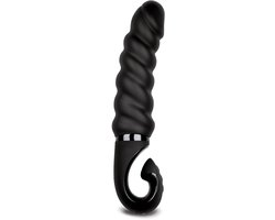 G-Vibe - Gjack2 - Geribbelde Bioskin Vibrator - Zwart