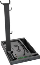 Koeling en Oplaad Stand - Koelstandaard - Speciaal voor gameconsoles - Multifunctioneel - Gameconsole-accessoires - Geschikt Voor PS5 - Zwart - Koelen - Oplaadstation