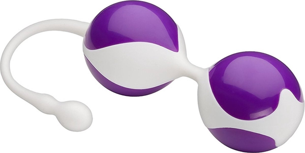 Pro Sensual 35Mm Kegel Ball - White & Purple
