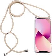 H.K. backcover/achterkant/hoesje met koord zaluw Samsung Galaxy A71 + Glasfolie
