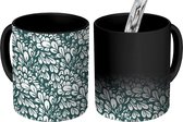 Magische Mok - Foto op Warmte Mokken - Koffiemok - Patroon - Jungle - Abstract - Magic Mok - Beker - 350 ML - Theemok