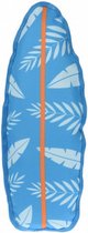 piepspeelgoed surfboard palmboom 43 cm lichtblauw
