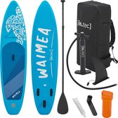 SUP board Waimea met accessoires 320x76x15 cm lichtgrijs