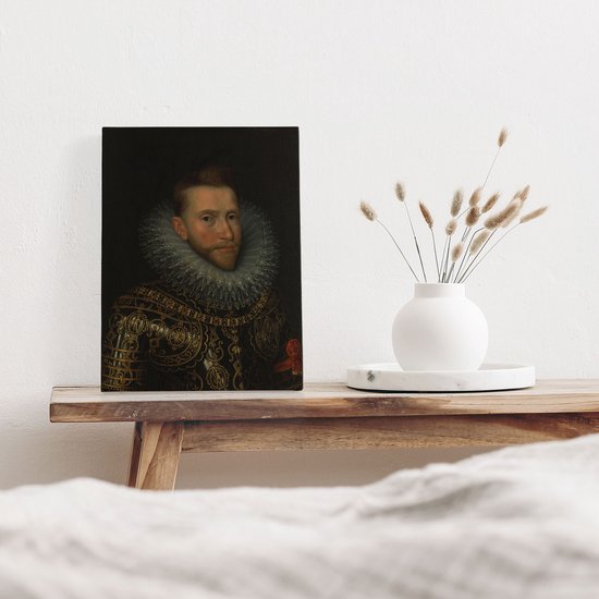 Artaza Toile Peinture Portrait d' Albrecht d'Autriche - Frans Pourbus - 30x40 - Klein - Art - Impression sur Toile