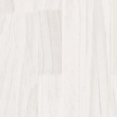 Boekenkast 40x30x71,5 cm massief grenenhout wit