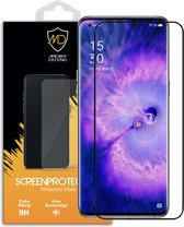 Oppo Find X5 Pro Screenprotector - MobyDefend Gehard Glas Screensaver - Zwarte Randen - Screen Protector - Glasplaatje Geschikt Voor: Oppo Find X5 Pro