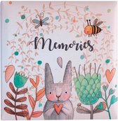 fotoalbum Cute Rabbit hardcover 10 x 15 cm roze