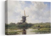Artaza Canvas Schilderij In ’t Gein bij Abcoude - Willem Roelofs - 30x20 - Klein - Kunst - Canvas Print