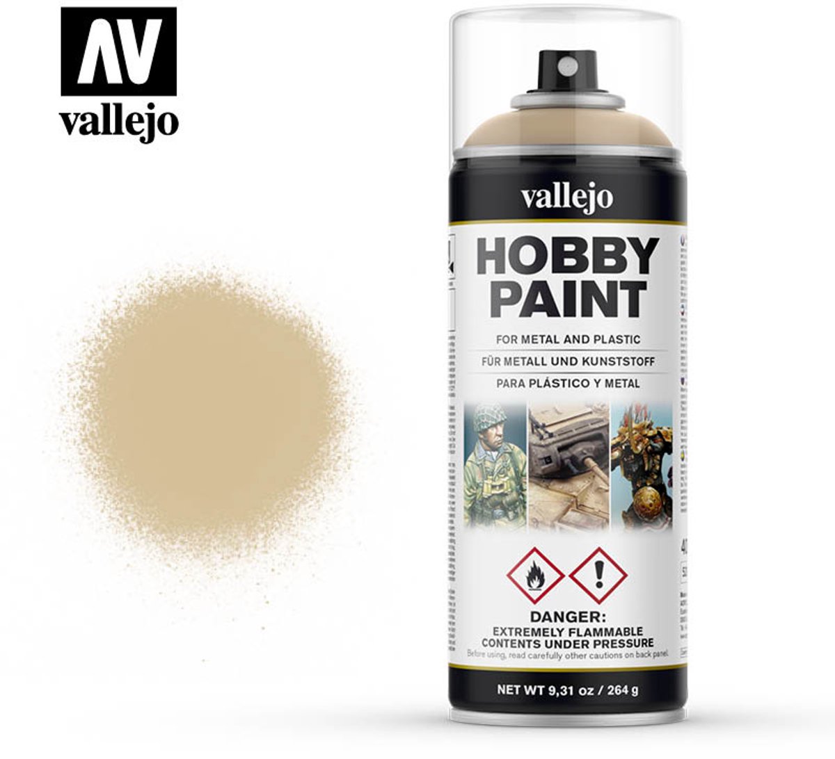 Vallejo val28013 Bone White Primer - Spray-paint 400 ml
