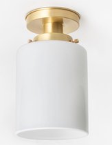 Art Deco Trade - Plafonnière Strakke Cilinder 20's Messing