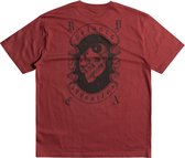 Rvca Cosmic Crew T-shirt - Oxblood Red