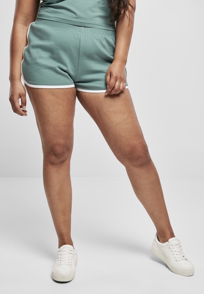 Urban Classics Organic Interlock Retro Korte broek 4XL Groen