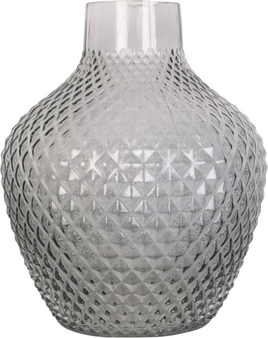 Vase Delight grand Gris Foncé 20 cm. haut