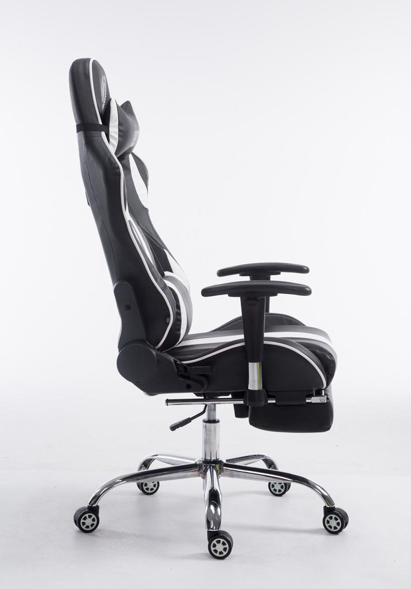 CLP Limit xl Bureaustoel - Kunstleer zwart/wit met - afbeelding 3