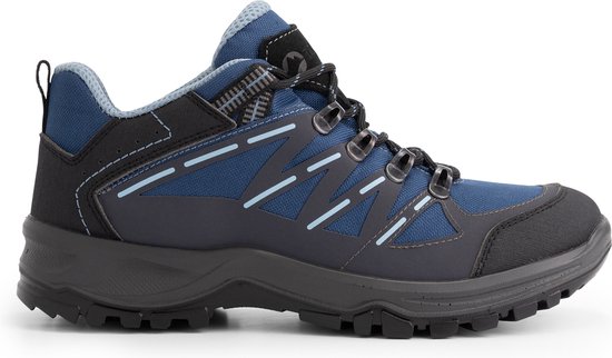 Travelin Sonderborg Lage Dames Wandelschoenen Waterdicht en ademend Blauw Maat 41 bol