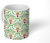Mok - Koffiemok - Vegan - Groente - Boeket - Patronen - Mokken - 350 ML - Beker - Koffiemokken - Theemok