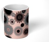 Mok - Koffiemok - Patronen - Abstract - Bloemen - Mokken - 350 ML - Beker - Koffiemokken - Theemok