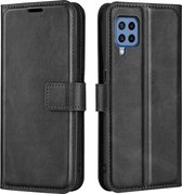 Deluxe Book Case - Samsung Galaxy M22 Hoesje - Zwart